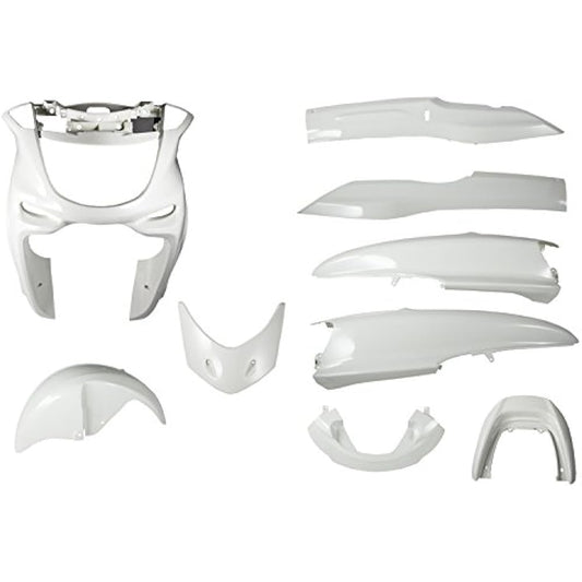 Bike Parts Center Majesty 250 (SG03J) Exterior 9-piece Set, White, White 3034