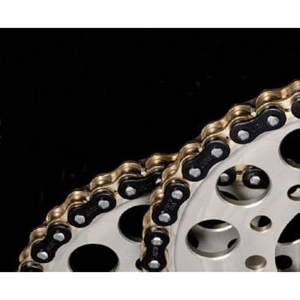 EK Bike Chain Enuma Chain 520SR-X/BK/GP (Black/Gold) 130 Links