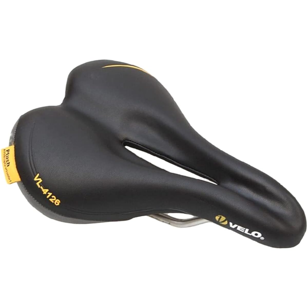 VELO Plush VL-4126 Saddle for Women BLACK SL-OTR-M010