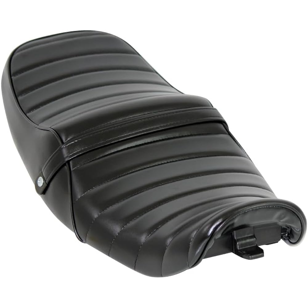 KAWASAKI Zephyr χ leather tuck roll seat black