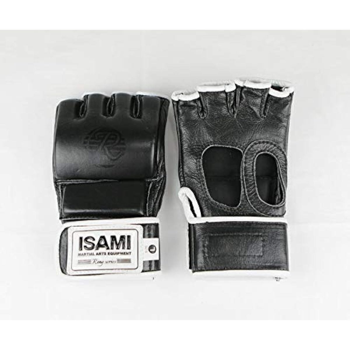 ISAMI Open Finger Gloves RS RS-003 //Isami Mixed Martial Arts MMA Genuine Leather Grappling Gloves