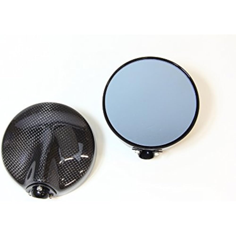 MAGICAL RACING Racer Replica Mirror Head: Type 6 Head: Twill Carbon Stem/Fitting Plate: Black Stem Type/Length: Long Elbow/95mm A01-TWRK-B6011