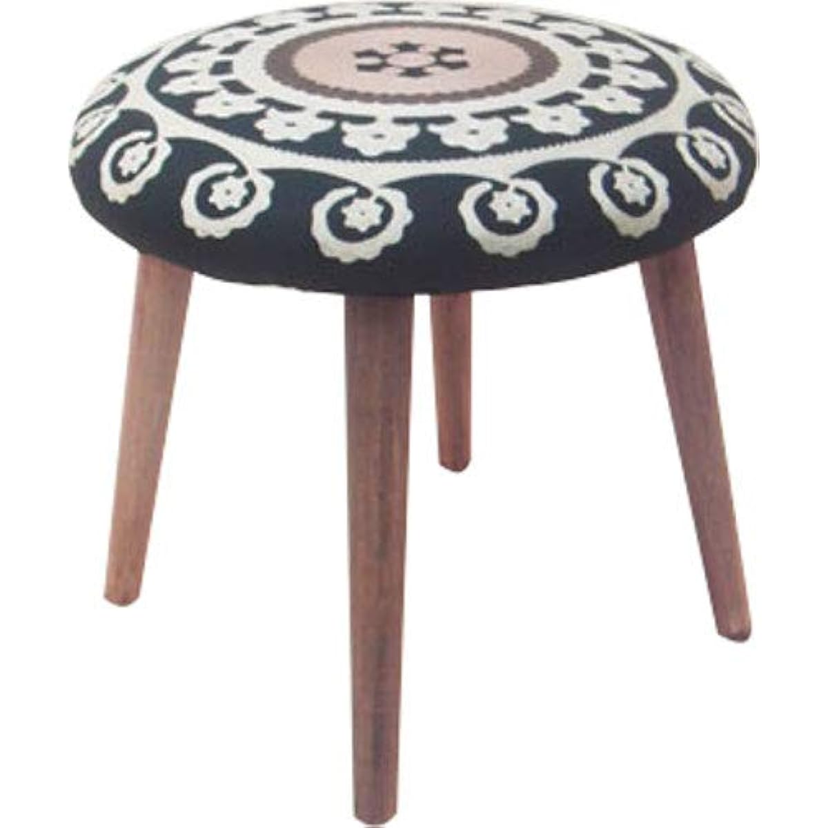 Kawabata Stool Round Stool Black 44×44×41cm 1707STC001