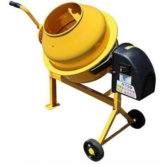 Electric concrete mixer Mazetaro AMZ-30Y [ALUMIS Aluminum] Drum capacity approx. 63L Mixing volume approx. 30L