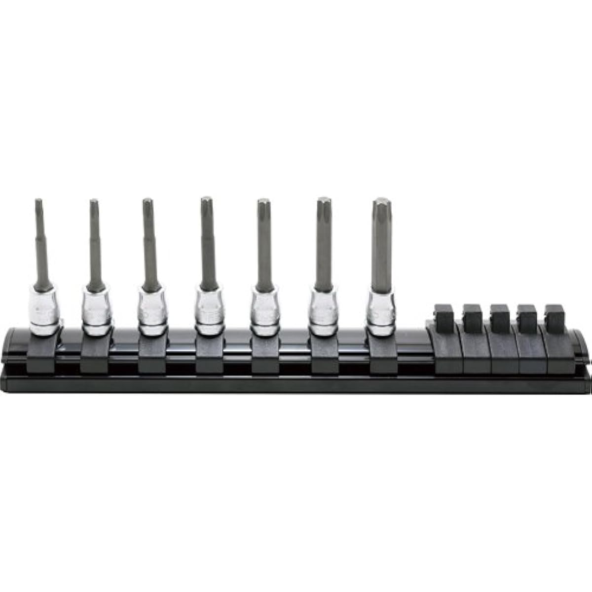 Koken 6.35mm insertion Z-EAL Torx bit socket rail set 7 pieces RS2025Z7L50