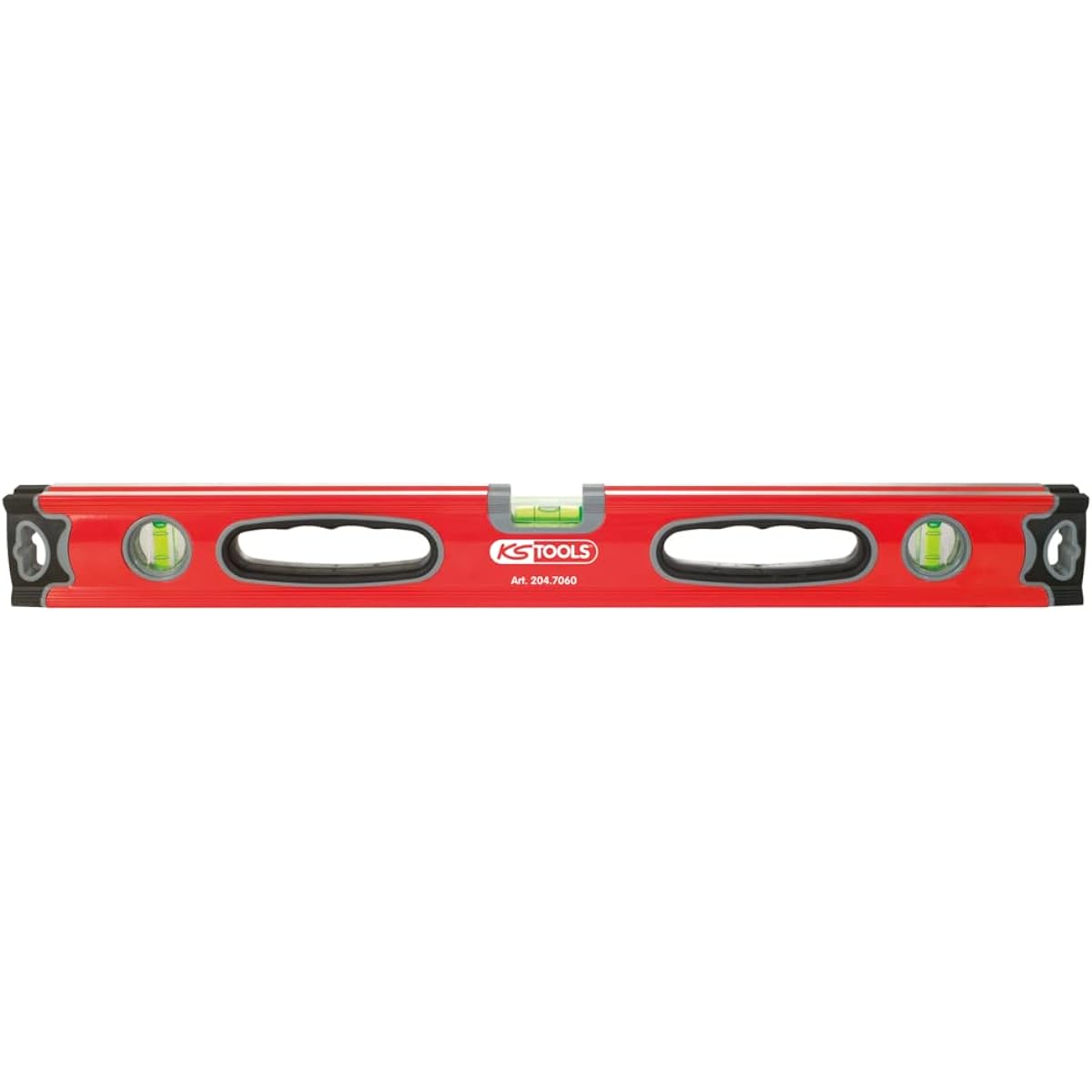 KS TOOLS Pipe Leveling Aluminum Profile Level 600mm Aluminum profile spirit level with pipe levelling 600mm 204.7060