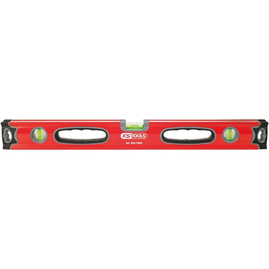 KS TOOLS Pipe Leveling Aluminum Profile Level 600mm Aluminum profile spirit level with pipe levelling 600mm 204.7060