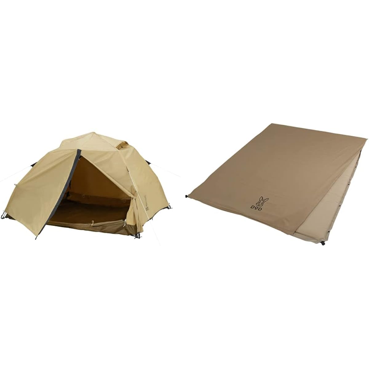 DOD My Tent S/M/L Comfortable Easy One Touch Polycotton Inner UV Protection T2-981-TN / T3-982-TN / T5-869-TN