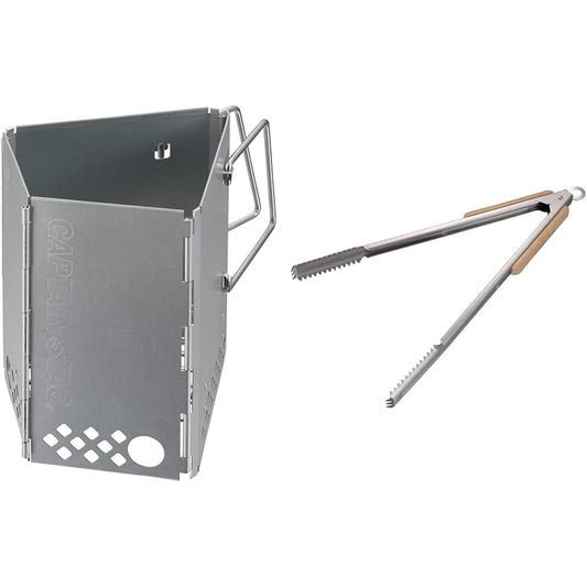 CAPTAIN STAG BBQ Folding Fire Starter Charcoal Grill Master