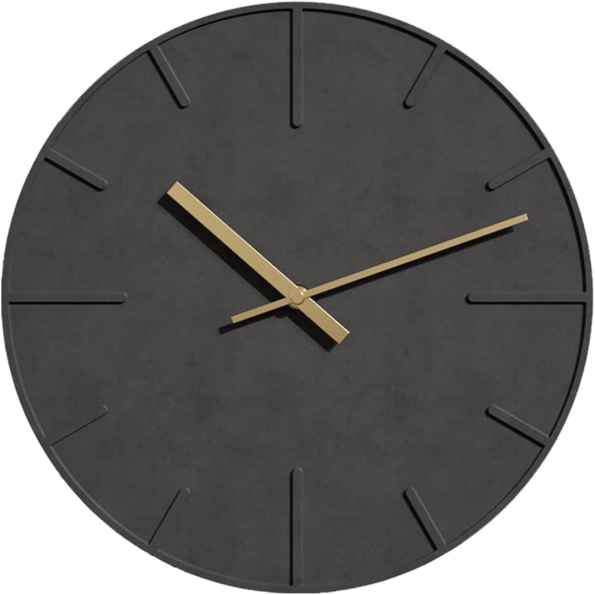 TAHITICA Wall Clock, Quiet, Cement Wall Clock, Simple, Modern, Scandinavian, 30CM, Room Decoration, Living Room, Interior, Housewarming Gift, Stylish, Hook Included