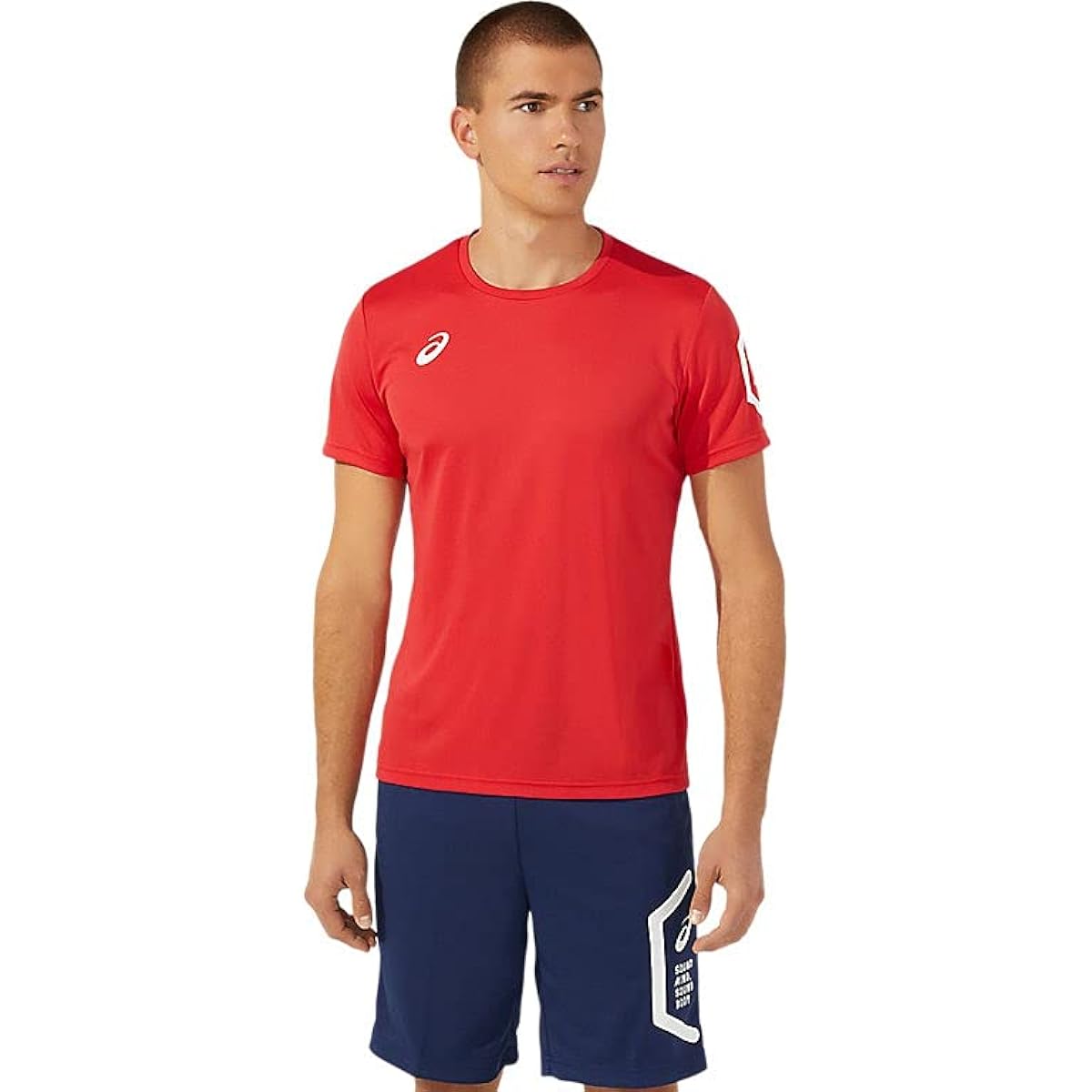 [ASICS] Training Wear Short Sleeve Shirt 2031C269 Men's
