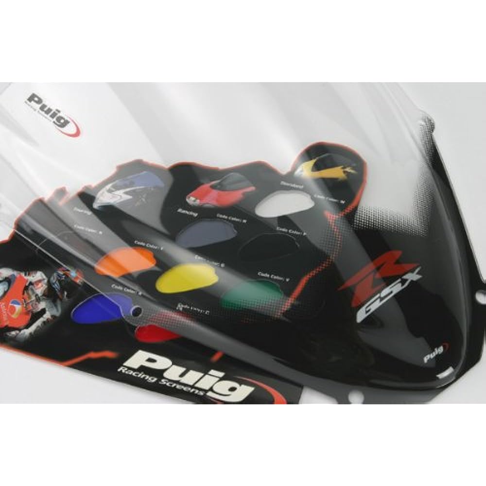 Puig 4055W RACING-SCREEN [CLEAR] SUZUKI GSX-R750/GSX-R600(06-07) Puig Screen Cowl Motorcycle Bike Parts