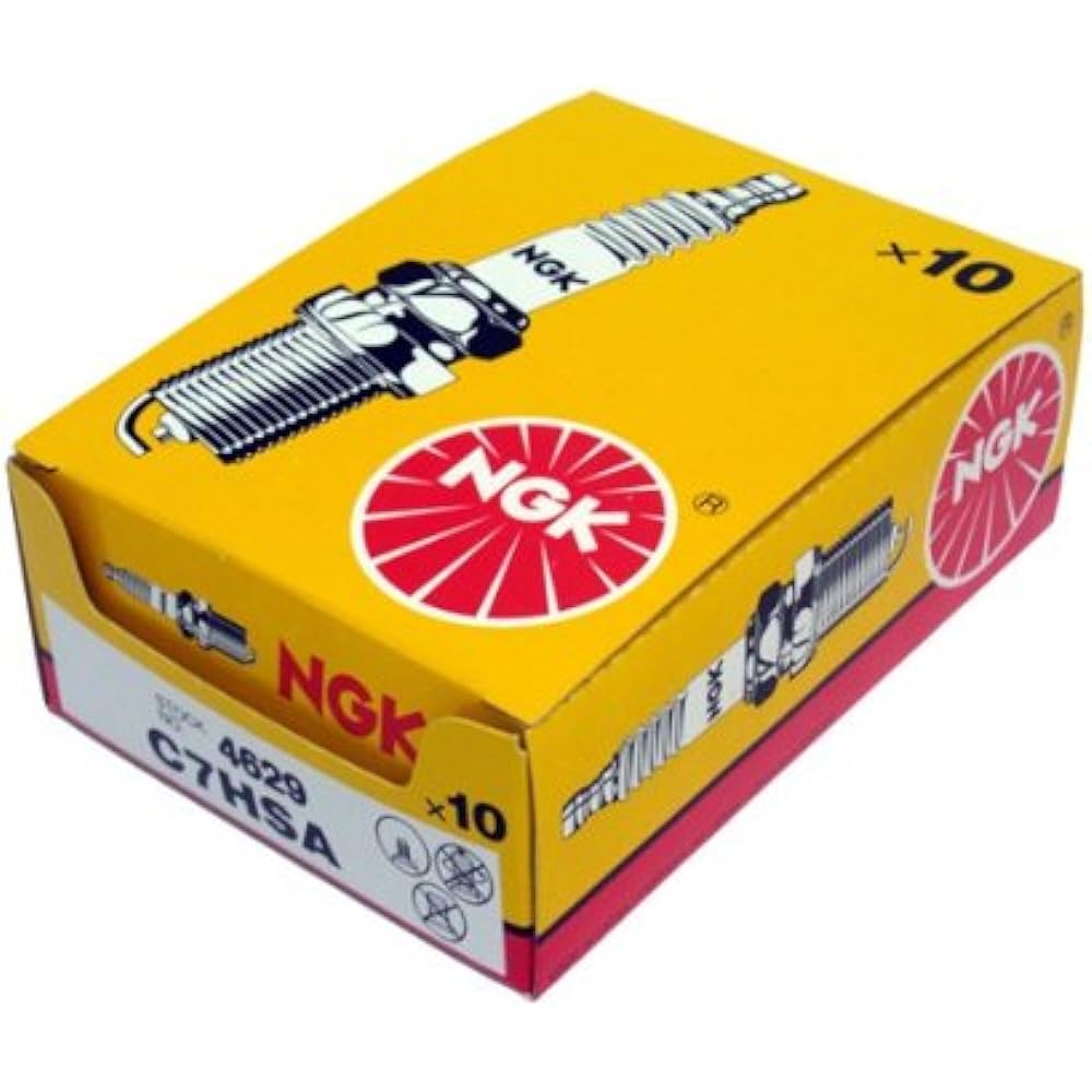 NGK 4629 C7HSA Standard Plug -X10 Pack -Scooter Mopet Autobi ATV UTV