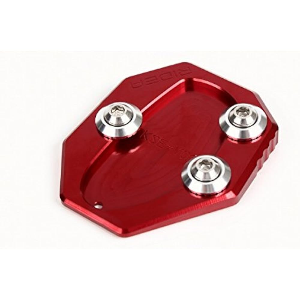 RIDEA Side Stand End Red [KSE-Y06-RD] [YAMAHA YZF-R25/YZF-R3/MT-25/MT-03] KSE-Y06-RD