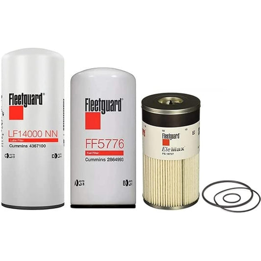 Genuine FLEETGUARD -CUMMINS Filter Maintenance Kit for Cummins (LF14000NN -FF5776 -FS19727)