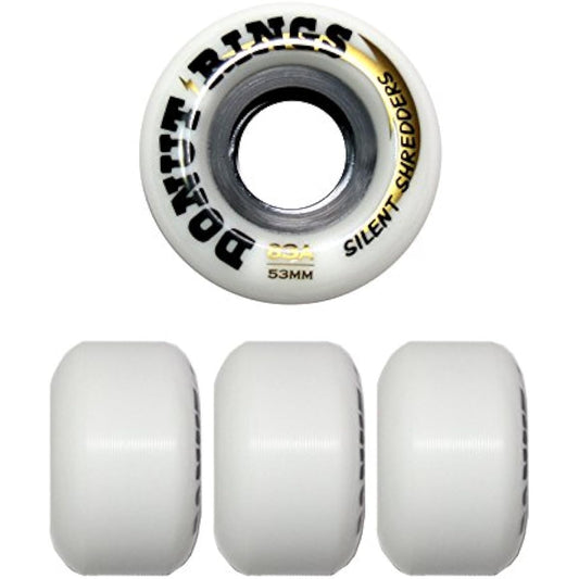 Donut Rings 83A 53mm White [Donut Ring Silent Soft Wheel]