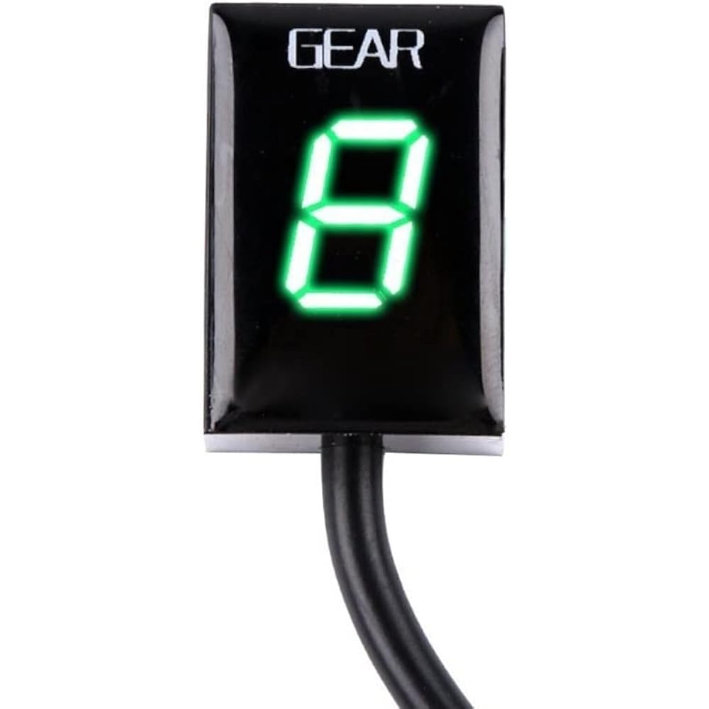 Speed Display Meter For Yamaha FZ16 FZ400 FZ6 FZ6R XJ6 XJR400 YS250 R1 R3 R6 MT07 Motorcycle LCD 6 Speed 1-6 Level Gear Indicator Digital Gear Meter