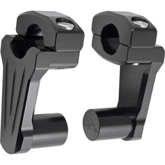 ROX SPEED FX 4R-P4RX01 Pivot Handle Bar Riser-4-inch Rise-Black