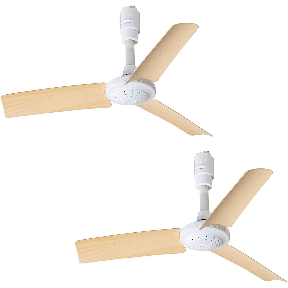 BRID GENERAL DUCT RAIL FAN WOOD Duct rail fan wood set of 2 (Wood_Natural)