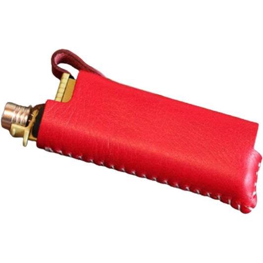 What will be will be & Greenfield SOTO slide gas torch leather cover leather color (red) stitching (generated) handmade natural camping outdoor