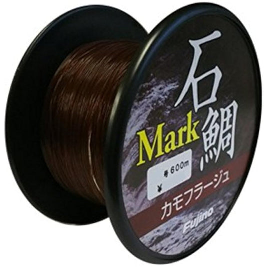 Fujino Nylon Line Mark Ishidai Camouflage 600m No. 20 Charcoal Metallic I-36