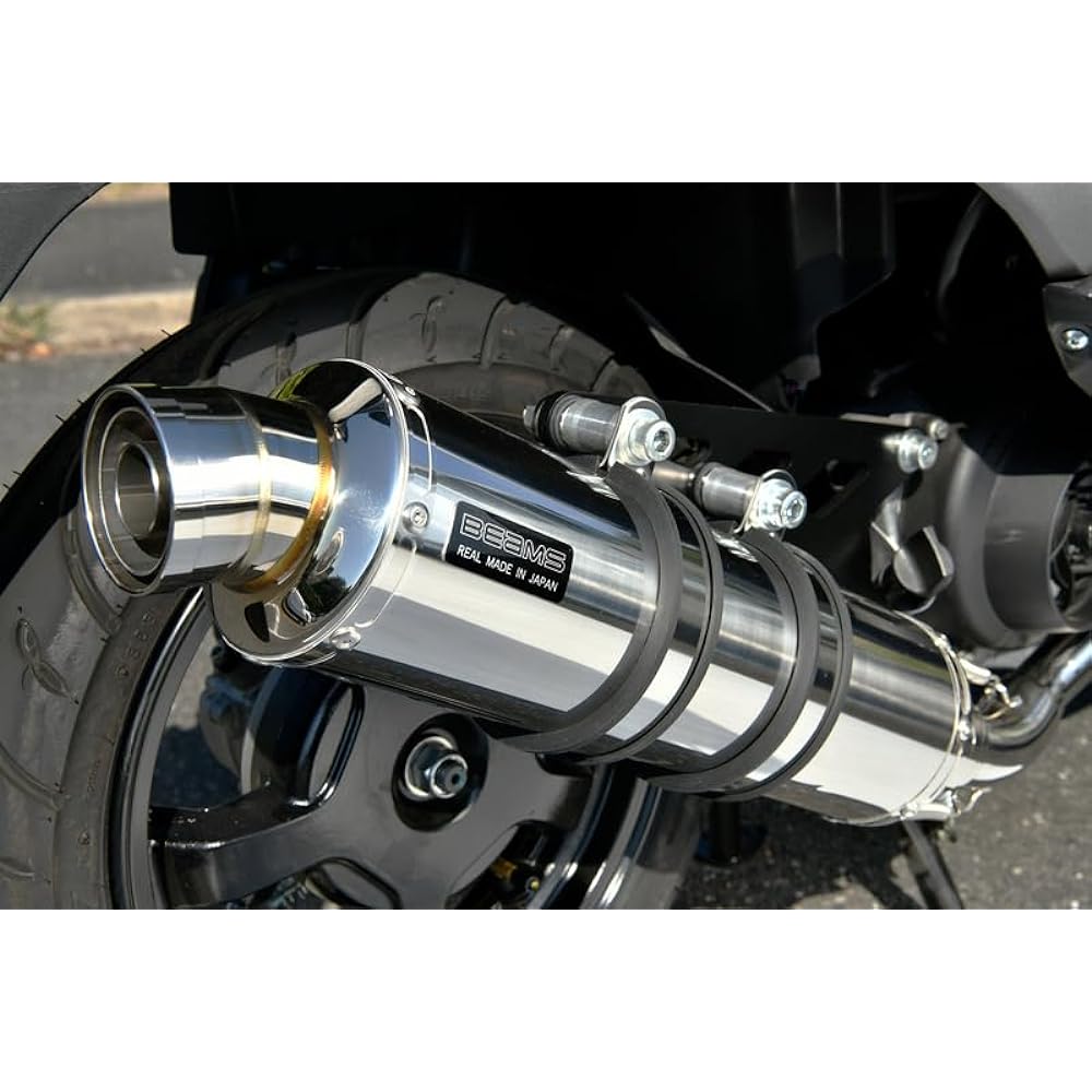 BEAMS Motorcycle R-EVO Stainless Steel-SP Government Certification Burgman Street 125EX 8BJ-EA23M G348-53-008