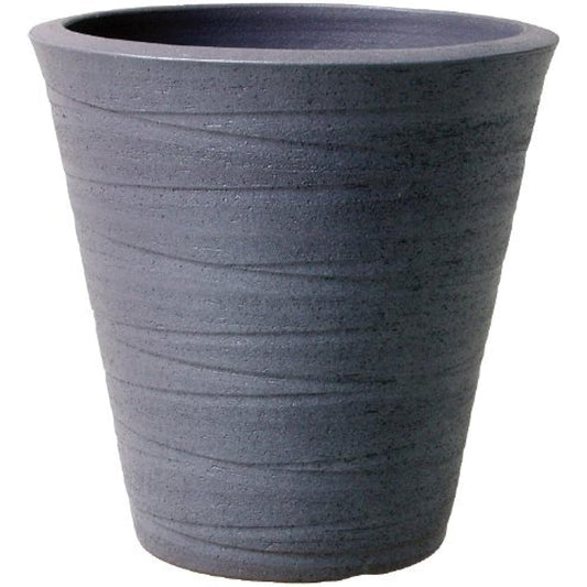 Plus Garden Flower Pot Shave Long Φ445mm With Bottom Hole Shadow Cobalt Shigaraki Ware 22-02 Specifications: With Bottom Hole Shigaraki Ware