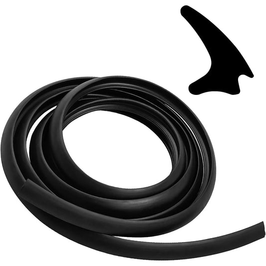 TIKSCIENCE RV RV Window rubber Weather resistance Seal Strip Fixed Window Glass Edge Seal Rubber Window Rock Gocket Boat RV Camping Car Wind Wind Window 40 feet