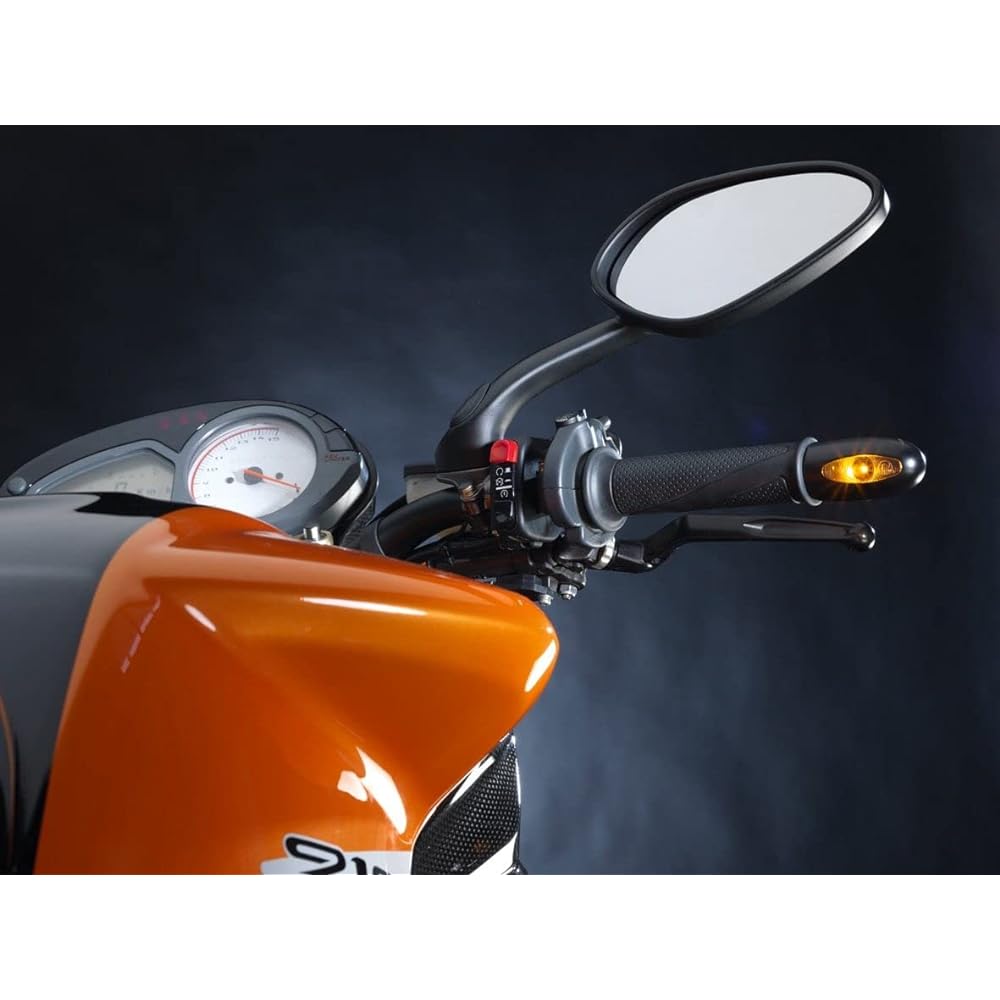 Kellerman Handlebar End Turn Signal BL1000 LED Color: Matte Black General Purpose