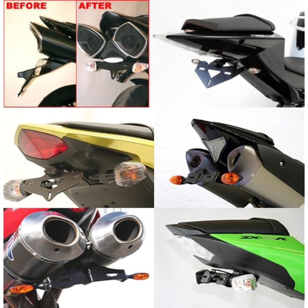 R&G Fender Eliminator Kit Black GSX-R750(K6-K7) GSX-R600(K6-K7) RG-LP0022BK