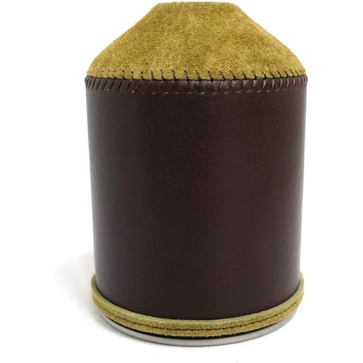 What will be will be Oil leather & suede OD gas can cover (Large: 470g/500g size) Leather color (brown x khaki) Stitching (dark brown)