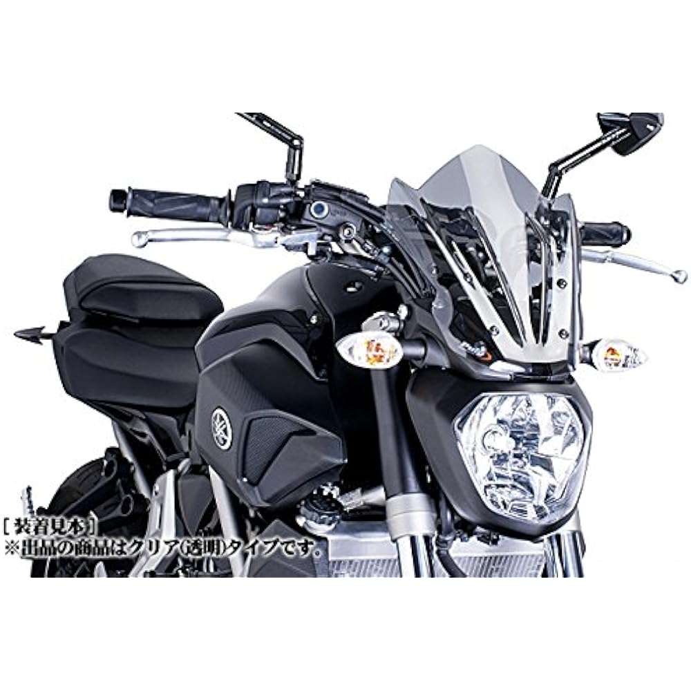 Puig 7015W NEW GENERATION SHORT [CLEAR] YAMAHA MT-07 (14-17) Pooch Screen Cowl