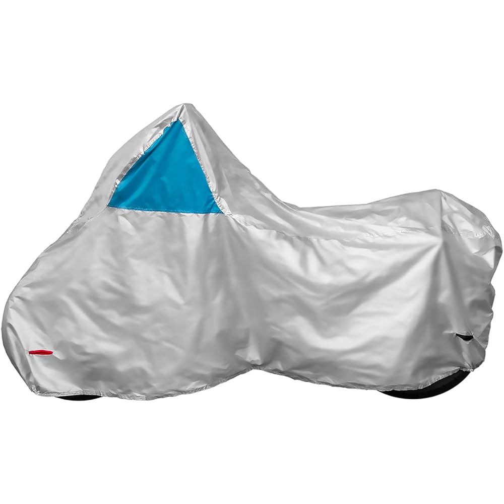 Osaka Textile Materials INFIMO Two-Tone Taffeta Bike Cover Light and Easy to Handle, Simple Cover Silver/Blue 3L Size IMA91505