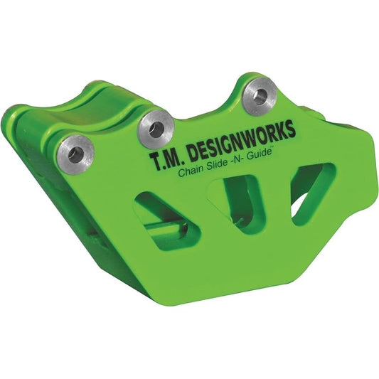TM DesignWorks Factory 1 Chain Guide Green KLX KLX KX RMZ