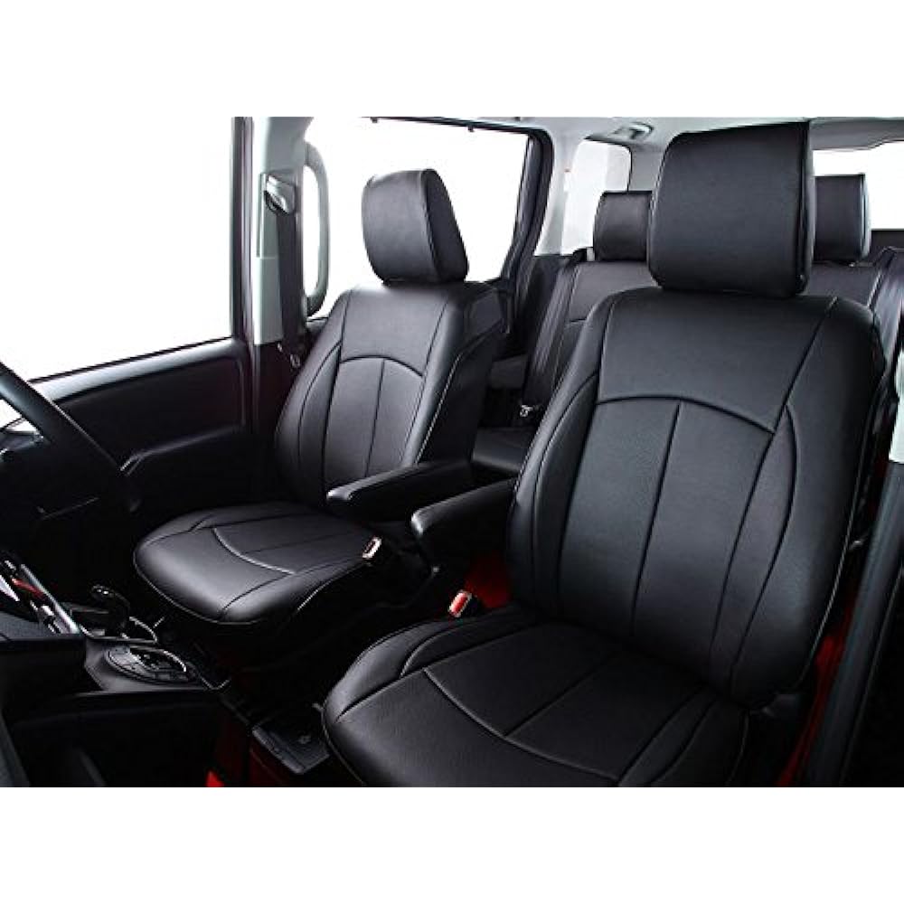 Clazzio Seat Cover Alphard/Vellfire 30 Series AGH30W / AGH35W H27/2~ 7 Seater Clazzio Neo Black ET-[13PTC1517K]