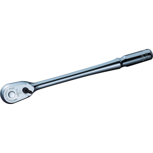 Kyoto Machinery Tools (KTC) Nepros 9.5sq. Compact Long Ratchet Handle Total Length: 175mm NBRC390L