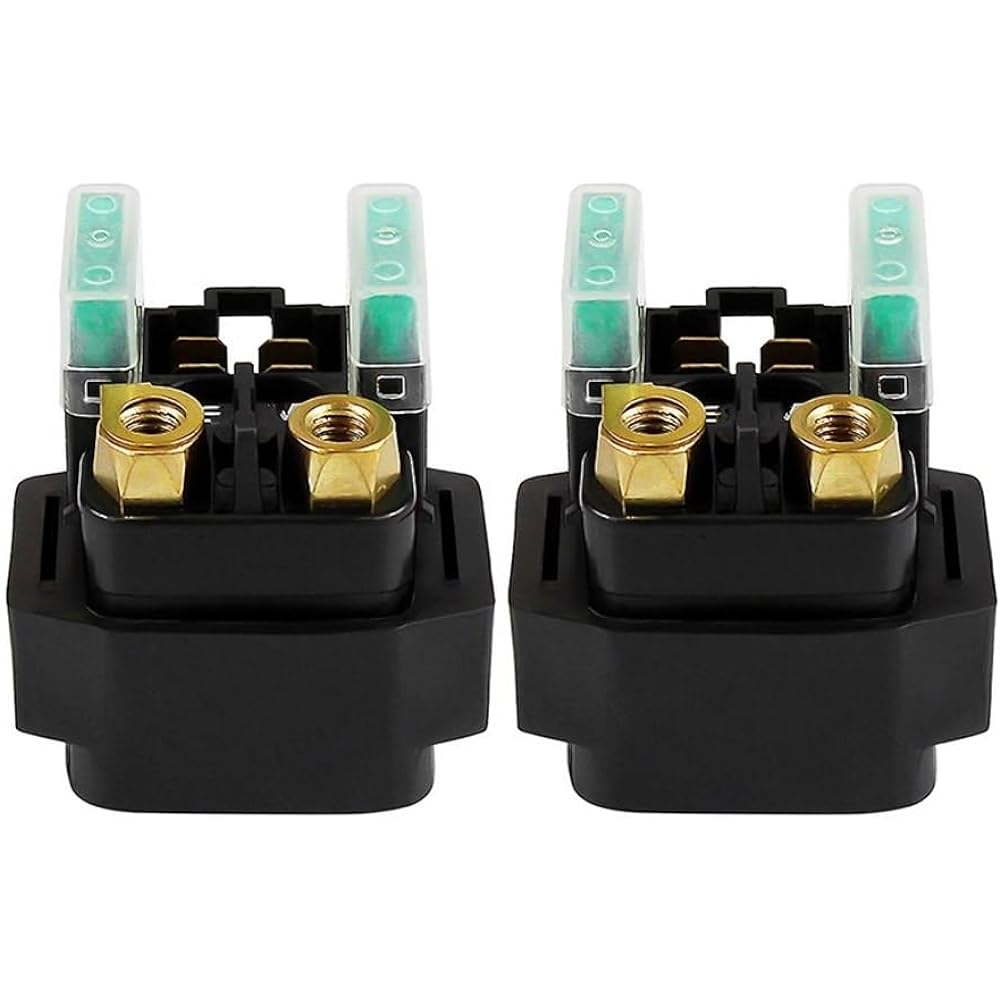 Motor Relay Yamaha Roadster XV 1600 1700 Raider 1900 Dragster XVS 125 250 400 Vstar 650 1100 XVZ 1300 Bike Starter Relay (Color : 2 pcs)
