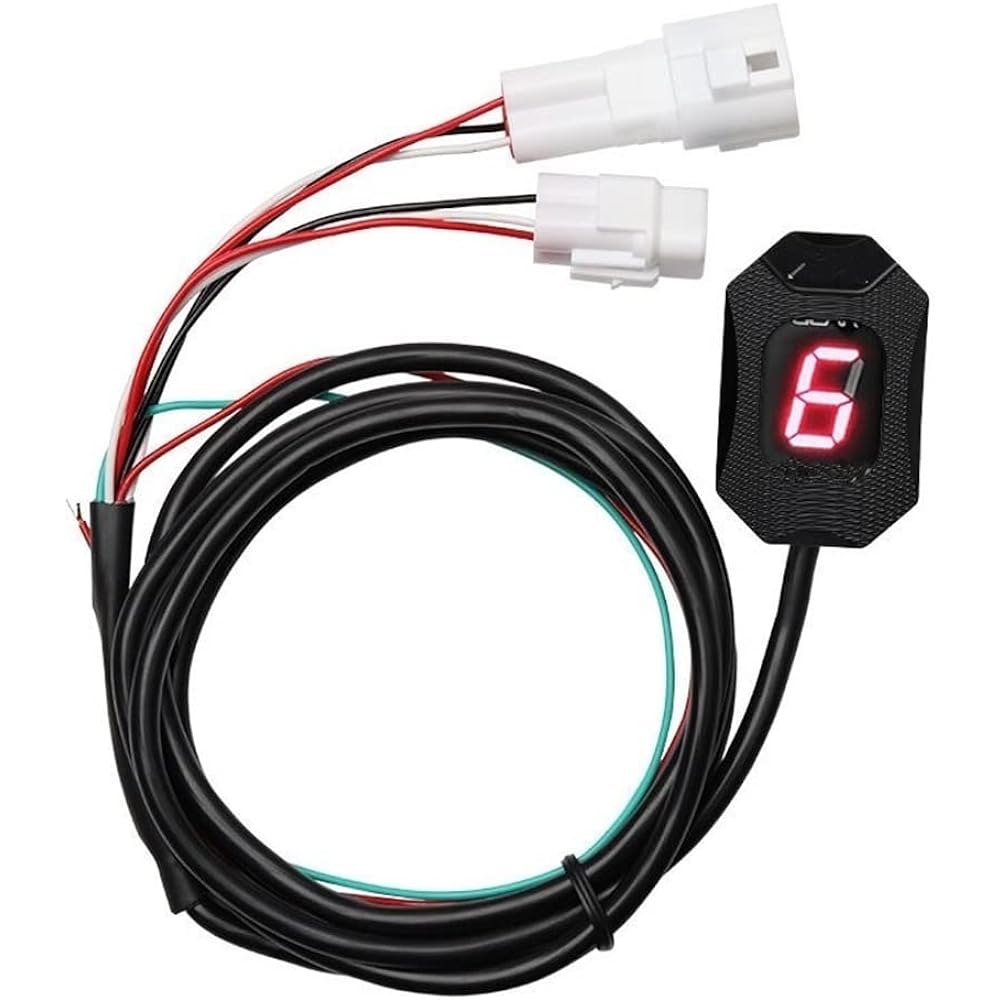 Speed Display Meter Yamaha Motorcycle Gear Indicator XJR 1300 FJR 1300 FZ8 R1 FZ16 Fz1 MT03 R6 Xj6 ECU Plug Mount 1-6 Level Speed Gear Display