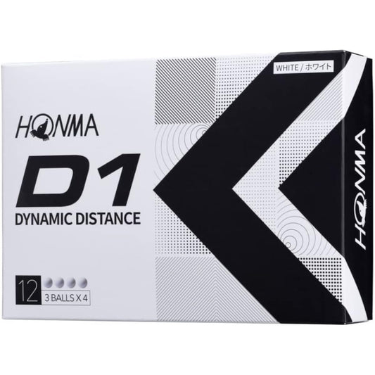 [3 Dozen Set] Honma Golf Balls D1 D-1 BT2201 Bulk Purchase 2 Pieces Soft Ionomer Flying Distance Golf Balls 3 Dozen 36 Balls Cost Performance Honma Golf HONM/BT2201/White
