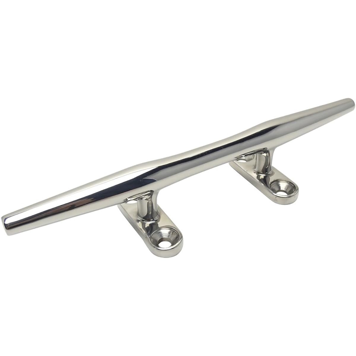 Cleat (stainless steel) for anchoring ships, boats, yachts, jet skis, mooring, fixing sea anchors and ropes (295mm (XL) 1 piece)