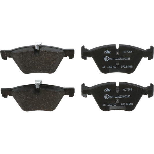 ATE 34116858047 13046072682 Brake Pad (Front) Left & Right Minute (Set