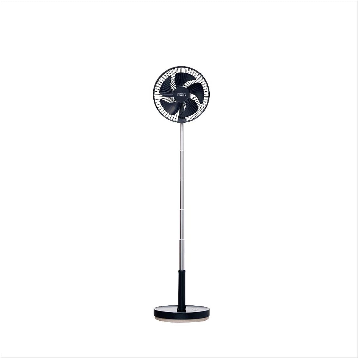 PRISMATE Folding Cordless Living Fan with Swing Function (NV (Navy)