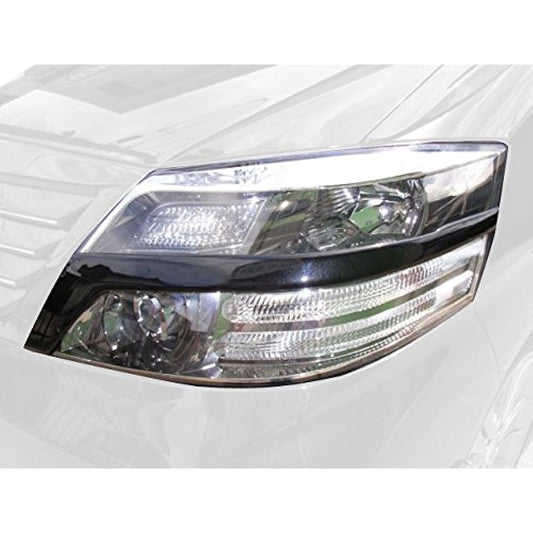 AMS [Made in Japan] Toyota Alphard Headlight Garnish ANH10 15W 2005-2008 Base Material Unpainted Black Gel Coat Finish Easy Installation 2T02062