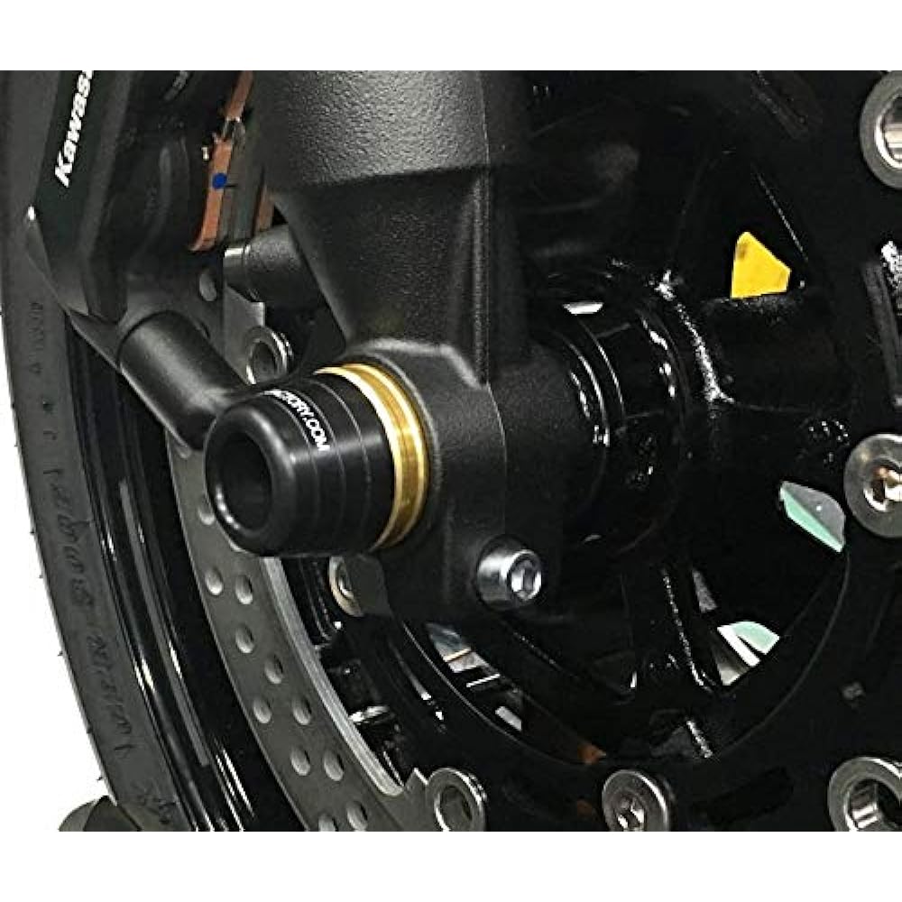 K-FACTORY 179LZBI073B Axle Slider Front Z900RS Gold Base