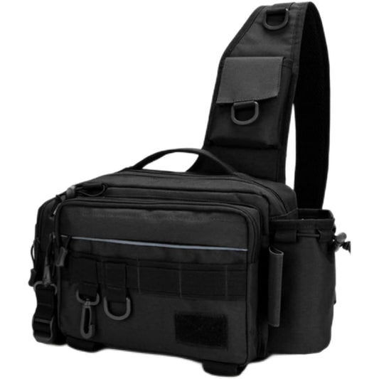 [Trust Contact] Fishing Bag, Fishing Bag, Langan Bag, Large Capacity, Lightweight, Waterproof, Rod Holder