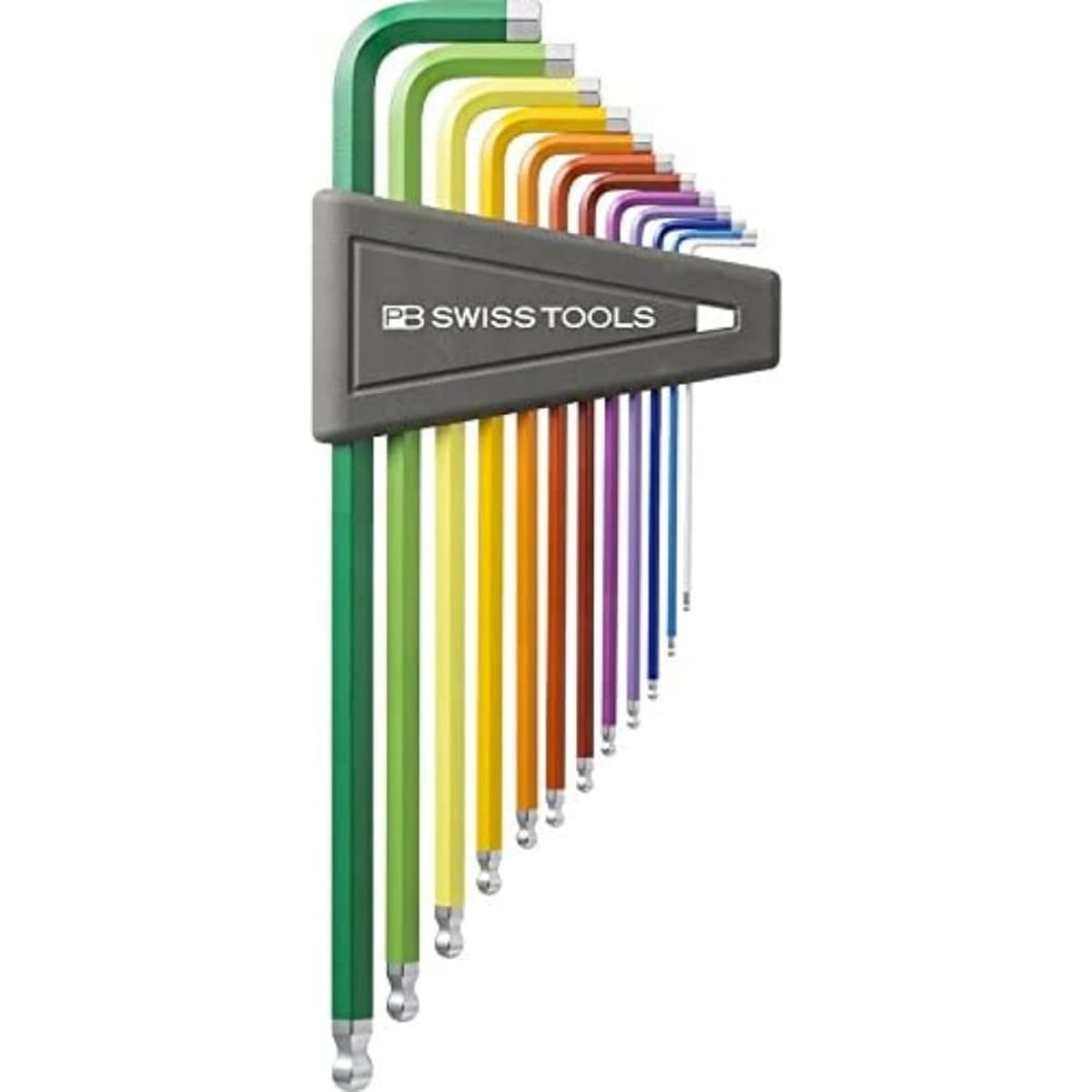 PB Swiss Tools Long hex wrench set with ball (Rainbow) (without pack) 212ZLH-12RB