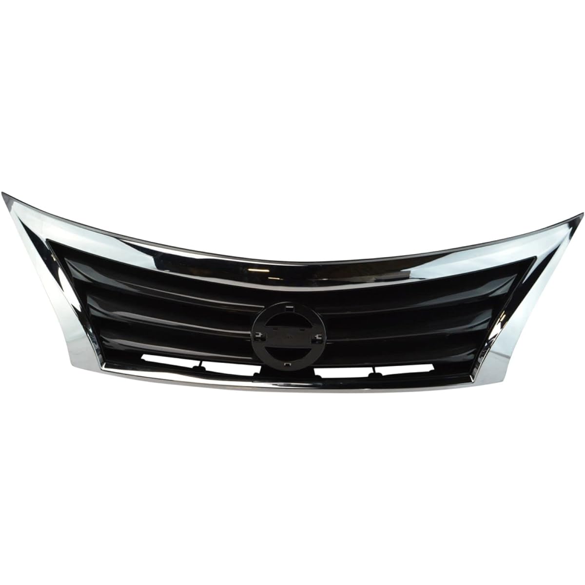 Front upper bumper mount grill black & chrome for Nissan Altima