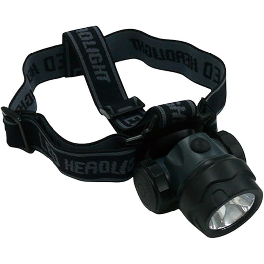 Contec Aqua Headlight Pro [Brightness 140 lumens/Practical lighting 6 hours/Immersion proof] Uses 3 AAA batteries KE-180 Black 75 x 55 x 65 mm