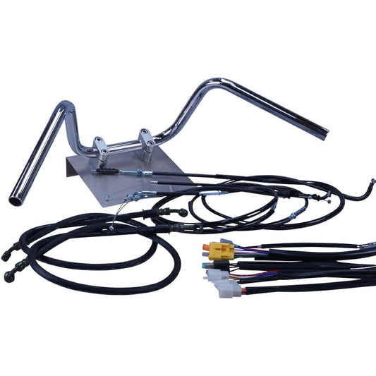 maguna 50 Up Handle Set Semi Up, and Handle 20 cm Black Wire