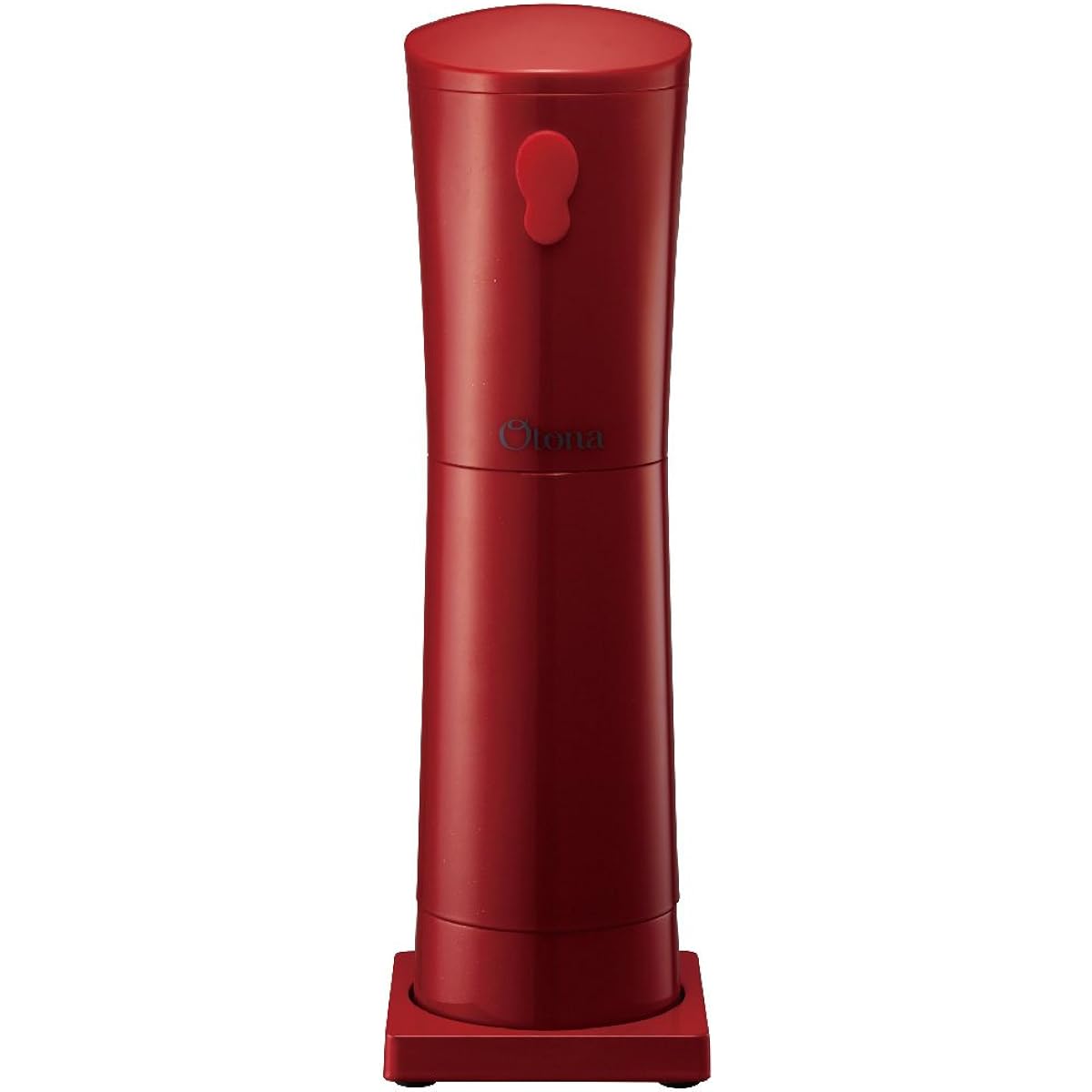 [2019 model] Doshisha shaved ice machine, adult fluffy snow, red, with stepless ice coarseness adjustment screw DHIS-19RD
